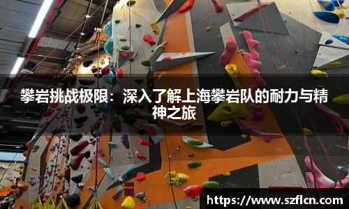 攀岩挑战极限：深入了解上海攀岩队的耐力与精神之旅